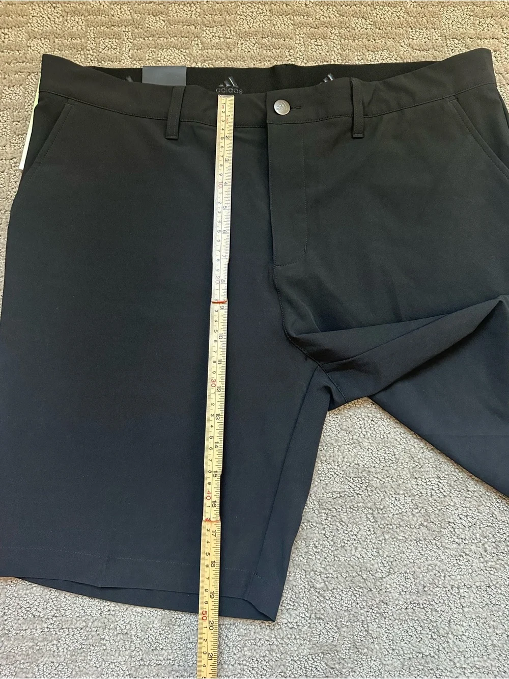 Adidas Ultimate365 Golf Shorts Black 36” 8.5” Inseam Primegreen Stretch NWT